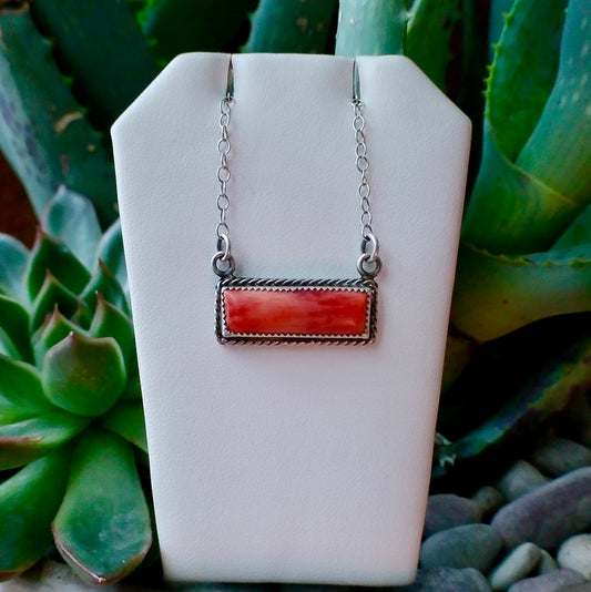 Red Spiny Oyster Set — Bracelet, Pendant Necklace & Earrings