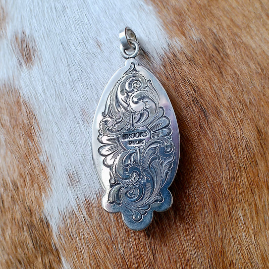 Charoite Pendant — Engraved by Richard Brooks