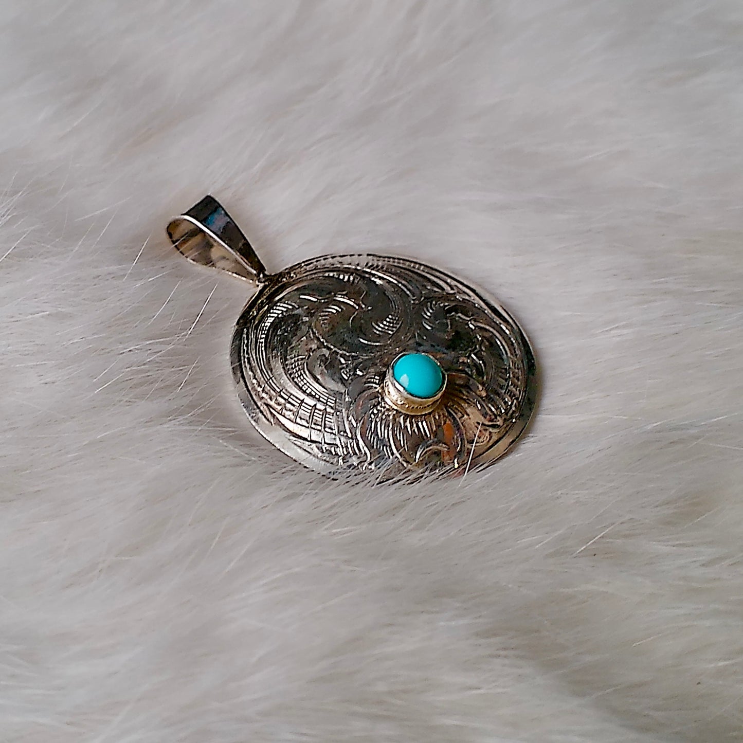 Silver Pendants — Sonoran Turquoise