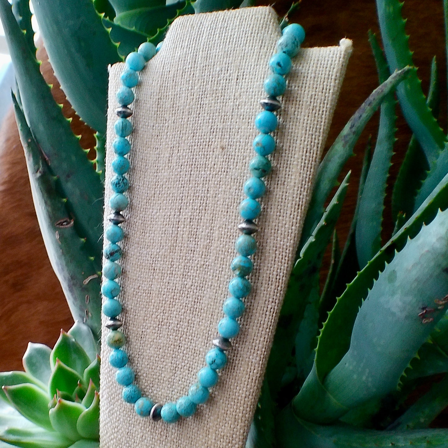 Arizona Turquoise Beaded Necklace