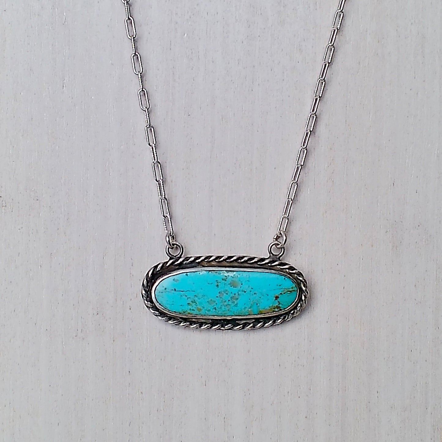 Arizona Turquoise Pendant Necklace