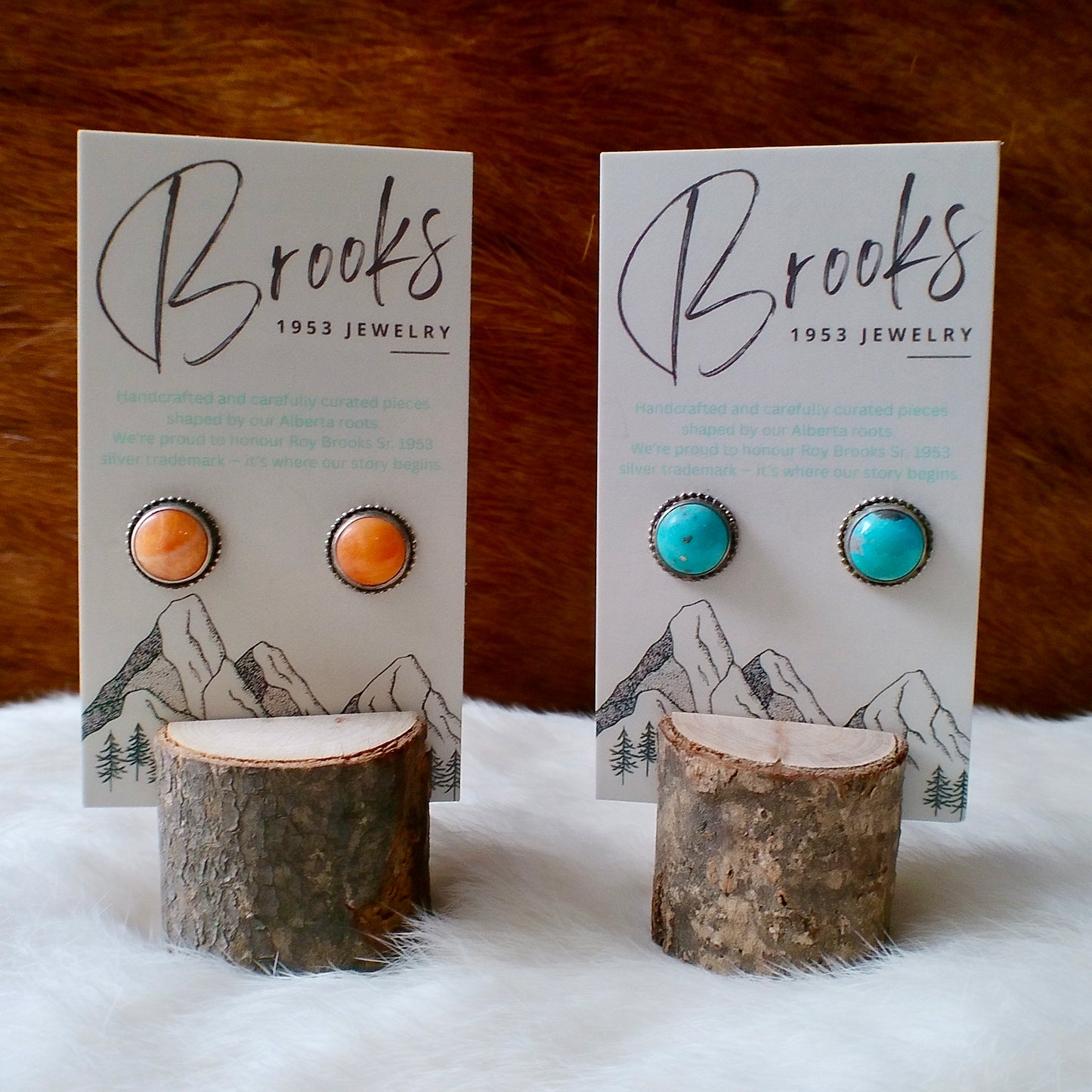 10mm Round Beaded Edge Post Earrings
