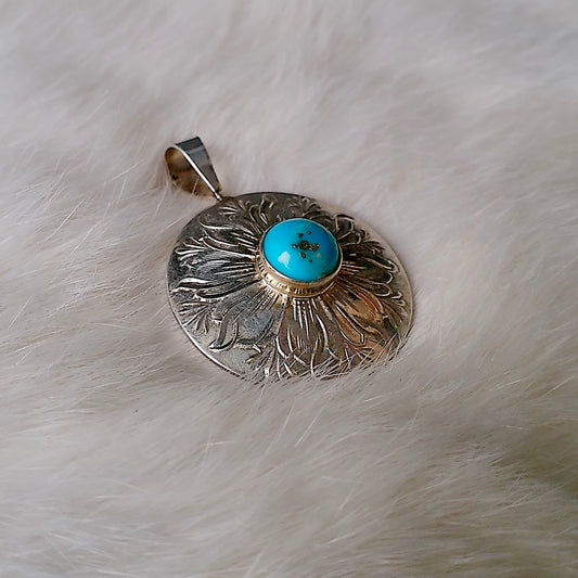 Silver Pendants — Sonoran Turquoise