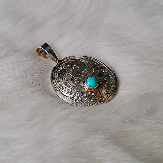Silver Pendants — Sonoran Turquoise