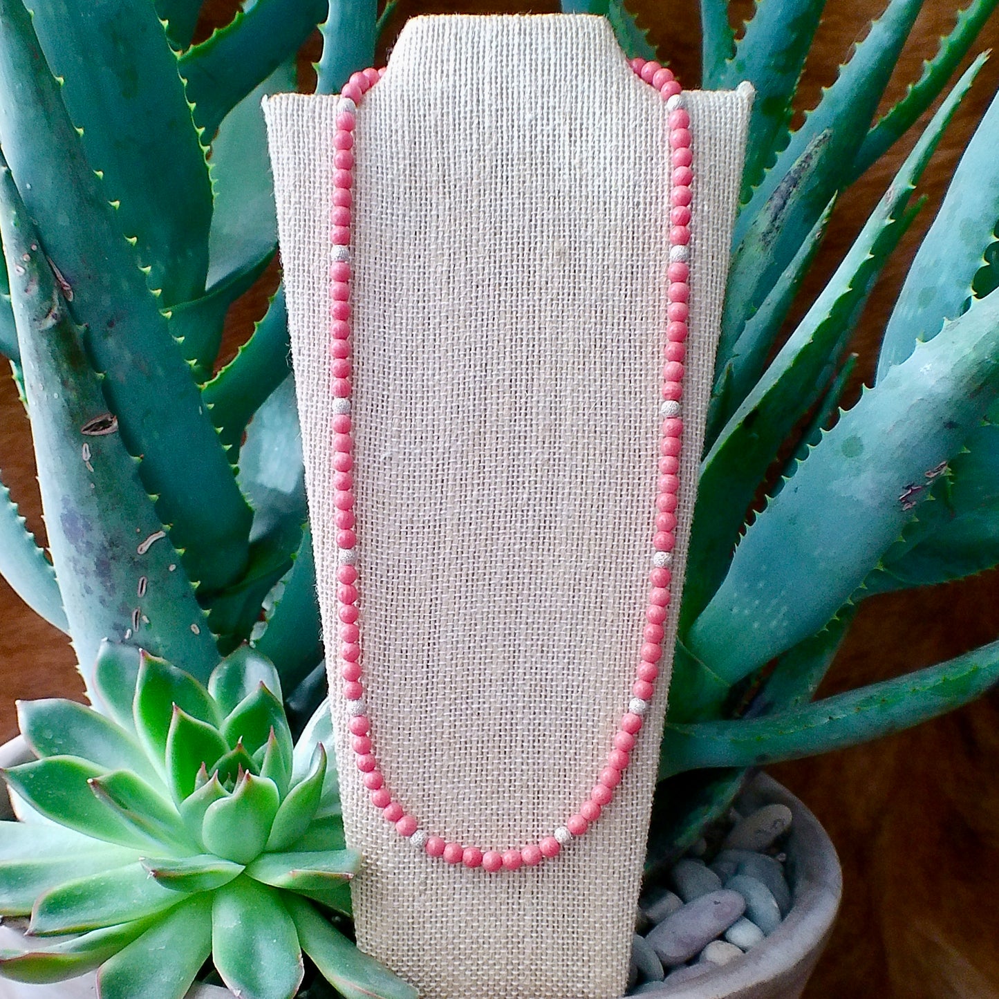 Coral Beaded Necklaces
