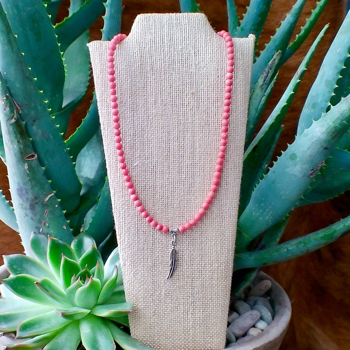 Coral Beaded Necklaces