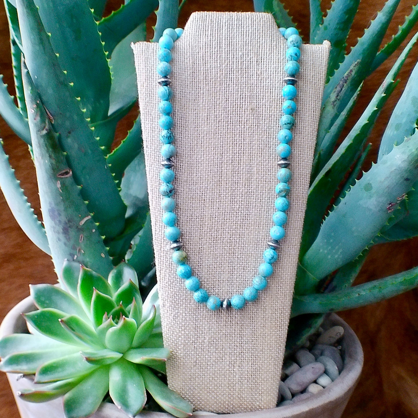 Arizona Turquoise Beaded Necklace