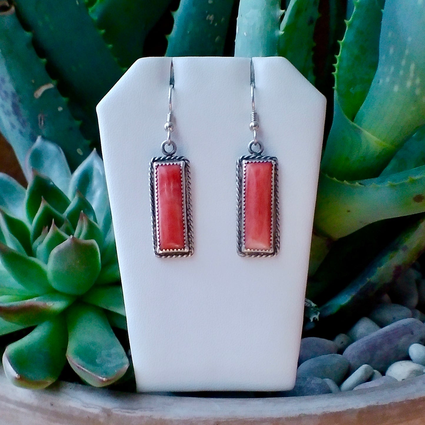 Red Spiny Oyster Set — Bracelet, Pendant Necklace & Earrings