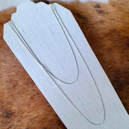 Classic Snake Finished Chain — .925 Sterling Silver