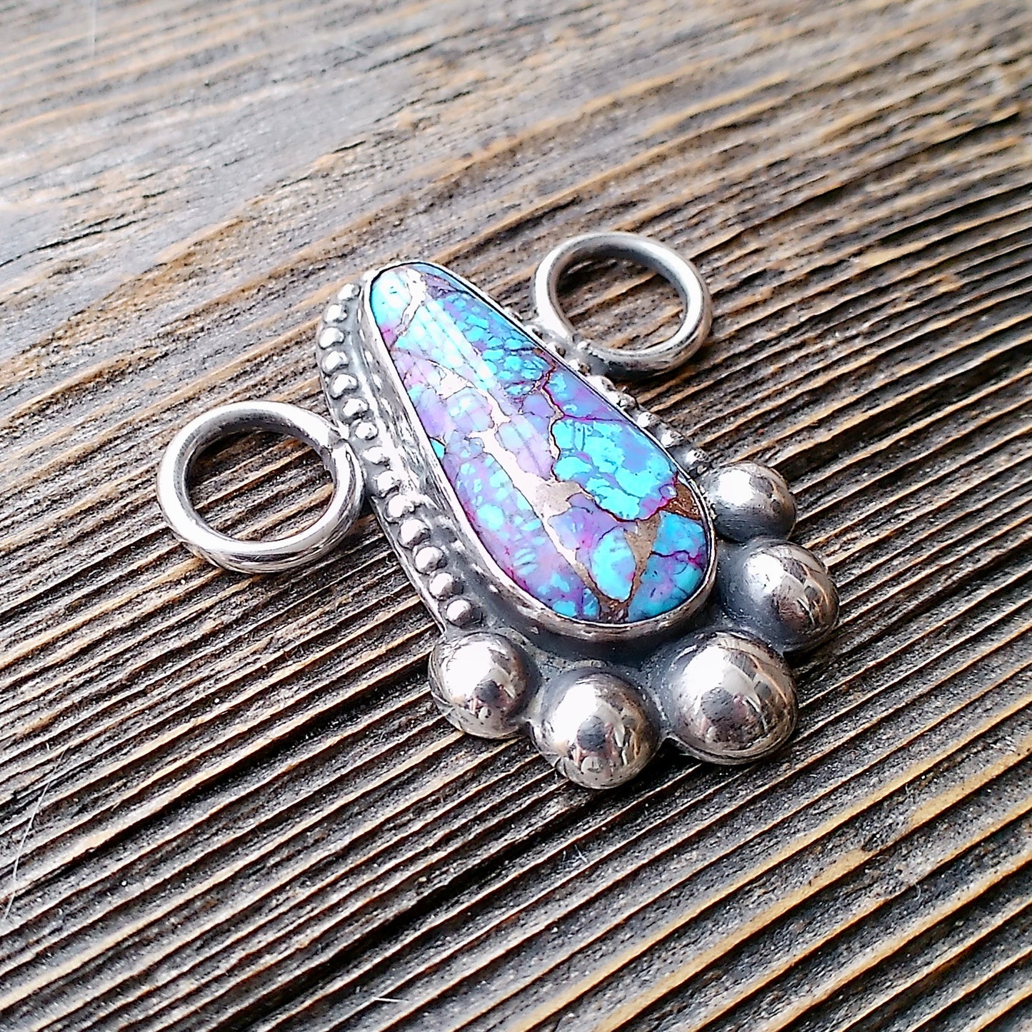 Kingman Spotted Mohave Purple Twilly Tie Slide