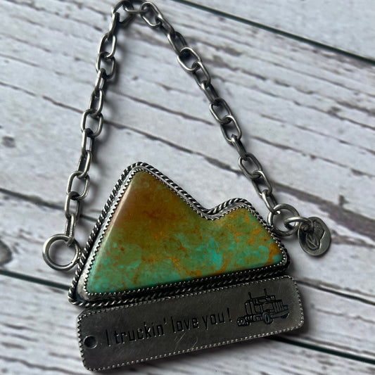 Sentimental Keychain Upcycle with Emerald Valley Turquoise