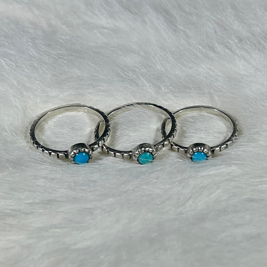 Turquoise Beaded Ring